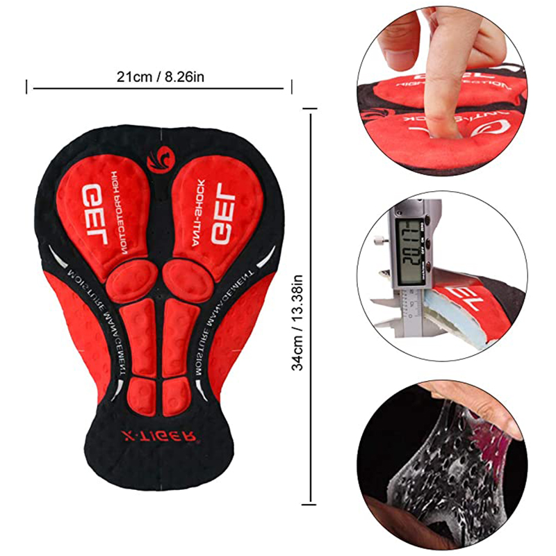 X-Tiger Cycling Shorts Upgrade - Padded Cycling Shorts 5D Gel ulasan dan harga