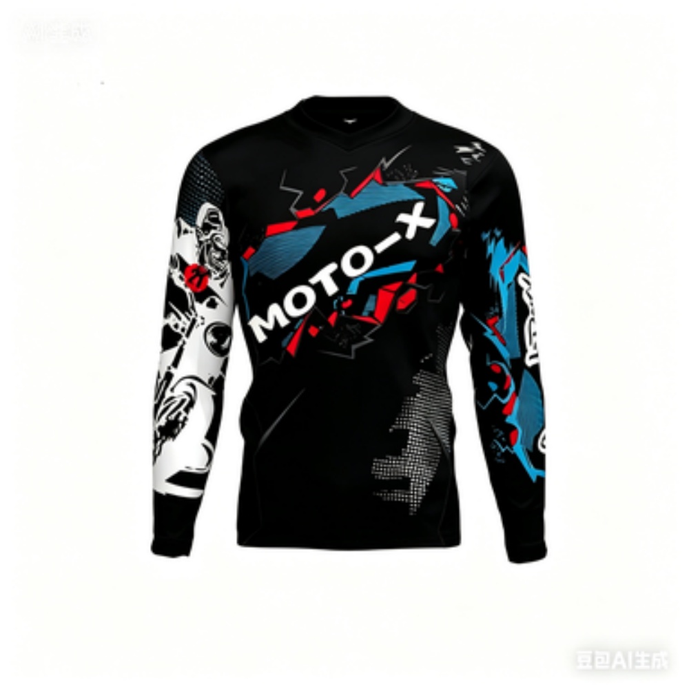MOTO-X Themed Long-Sleeve Spor - Cycling ulasan dan harga