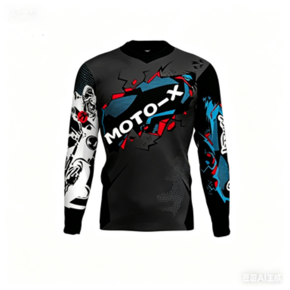 MOTO-X Themed Long-Sleeve Spor - Cycling ulasan dan harga