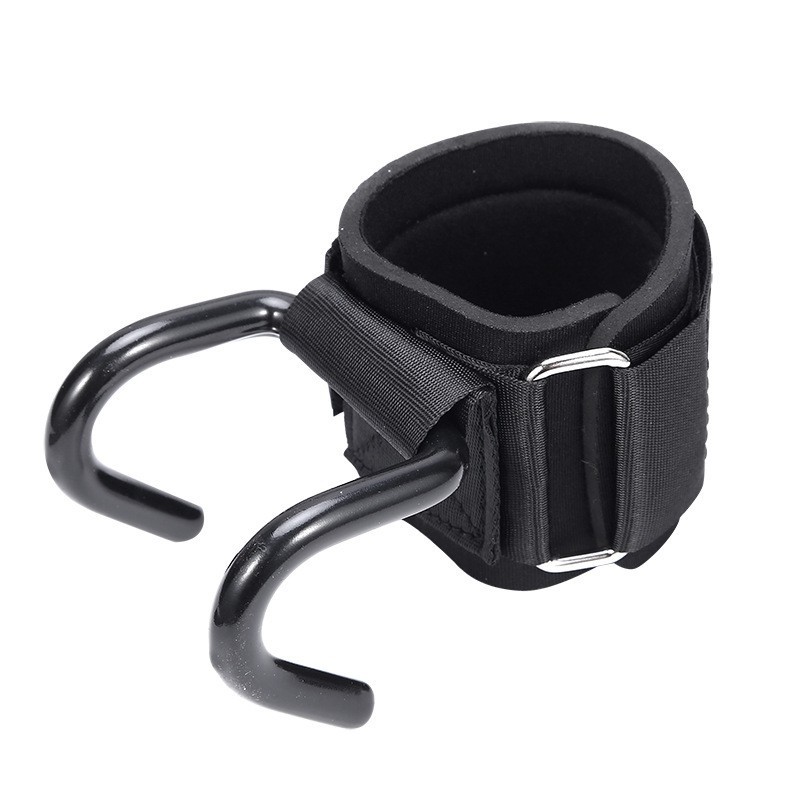 1PairWeight Lifting Hook Grips - Wrist Wraps Weightlifting Support ulasan dan harga