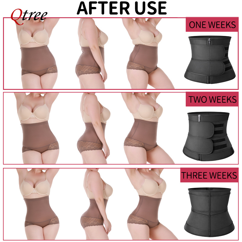 Qtree Waist Trainer Plus Size  - Sweat Waist Trainer Belt Neoprene ulasan dan harga
