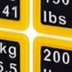 2pcs Yellow Weight Sticker Lab - Fitness Equipment ulasan dan harga