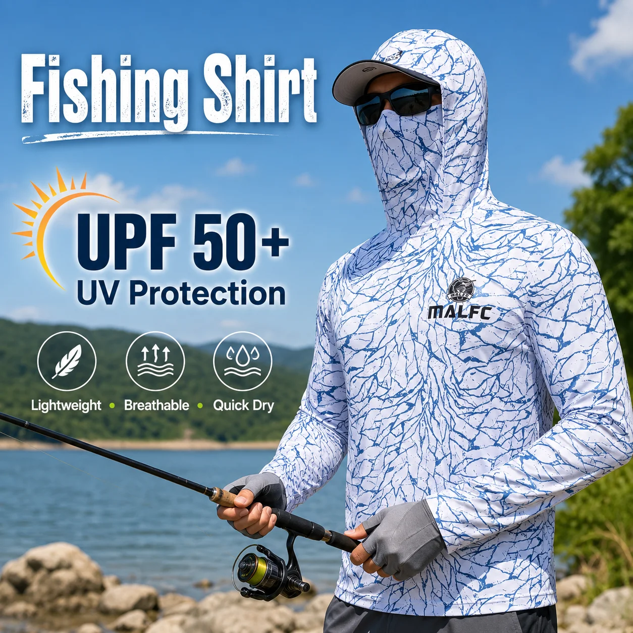 Men's UPF 50+ UV Protection Ho - Hiking ulasan dan harga
