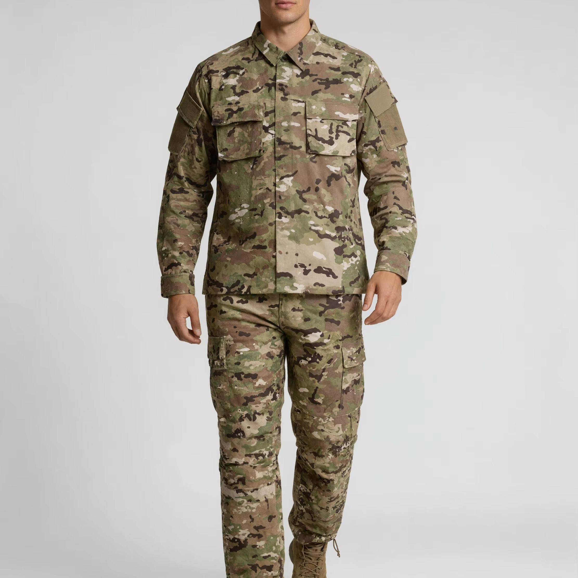 Hunting Uniform Camouflage Tac - Hiking ulasan dan harga