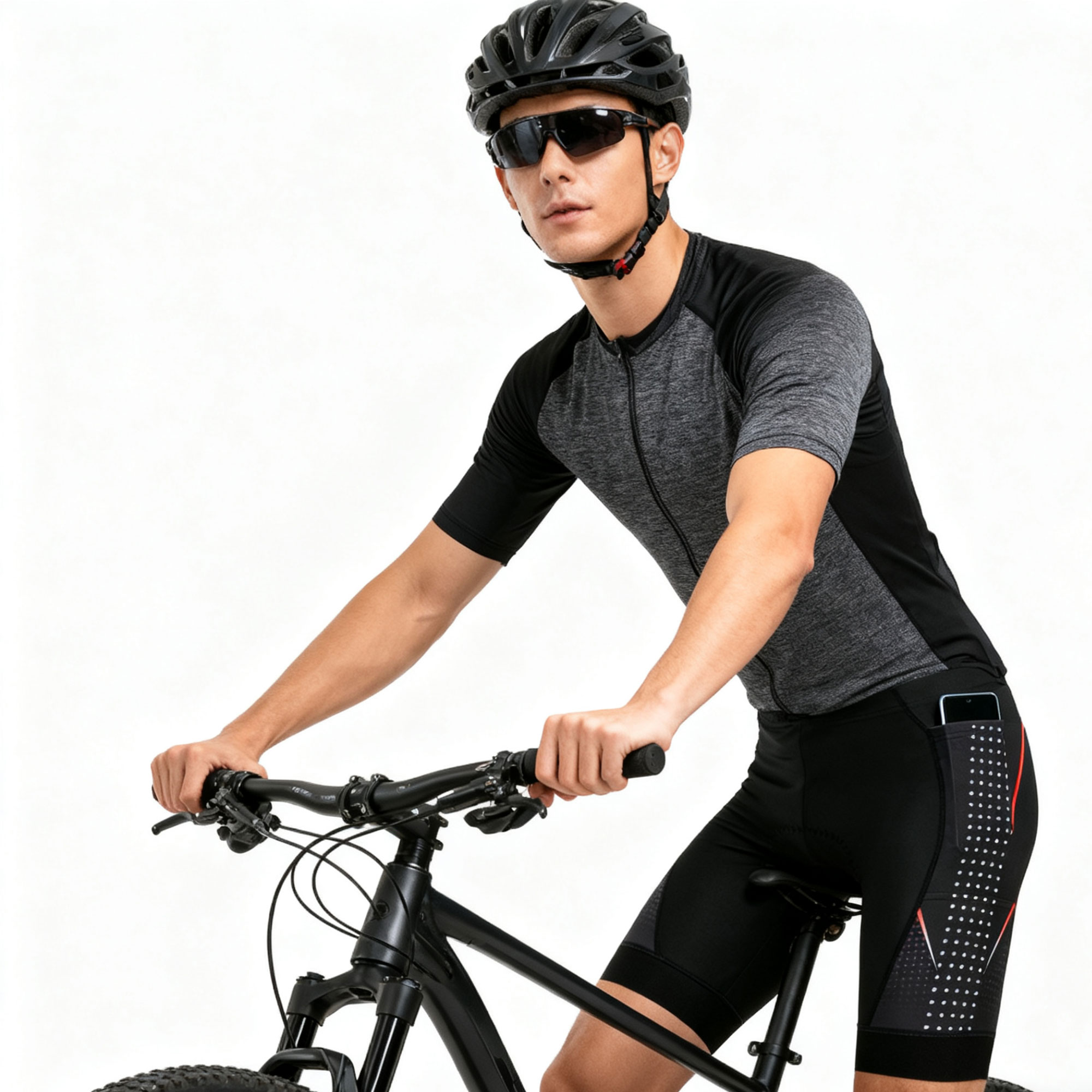 Premium Road Bike Shorts With  - Padded Cycling Shorts 5D Gel ulasan dan harga