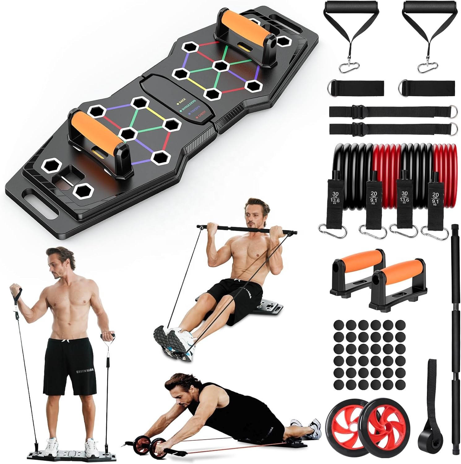 Multifunctional Gym Foldable F - Push Up Board Foldable Multi Function ulasan dan harga
