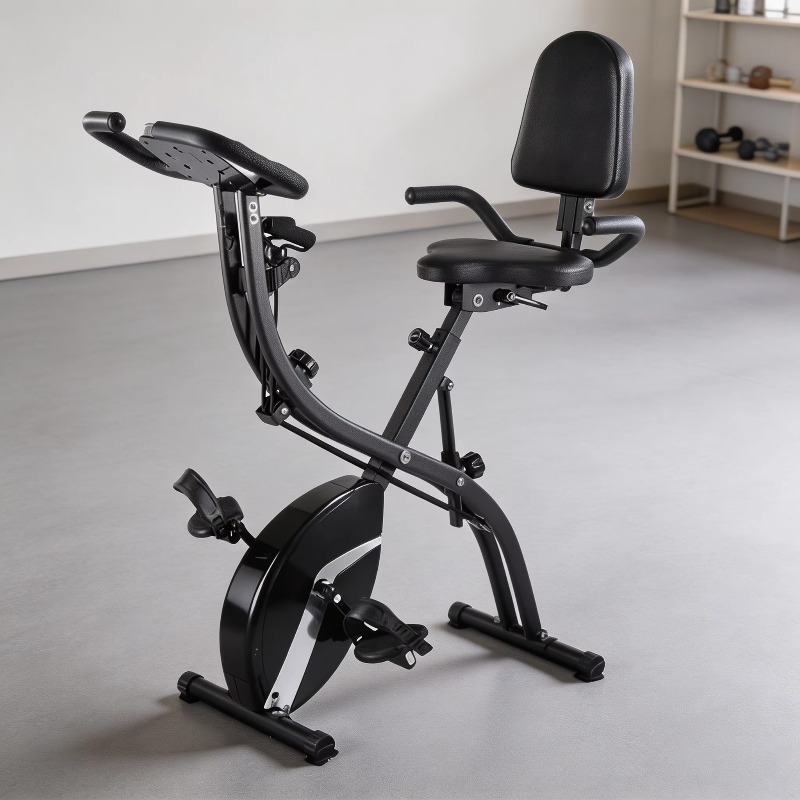 Home Fitness Folding Exercise  - Exercise Bike Magnetic Resistance ulasan dan harga