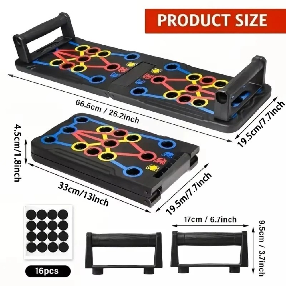 Portable Multifunctional Push- - Push Up Board Foldable Multi Function ulasan dan harga